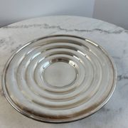 Art Deco silver-plated bowl