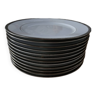 Porcelain plates sold in batches bernardaud limoges