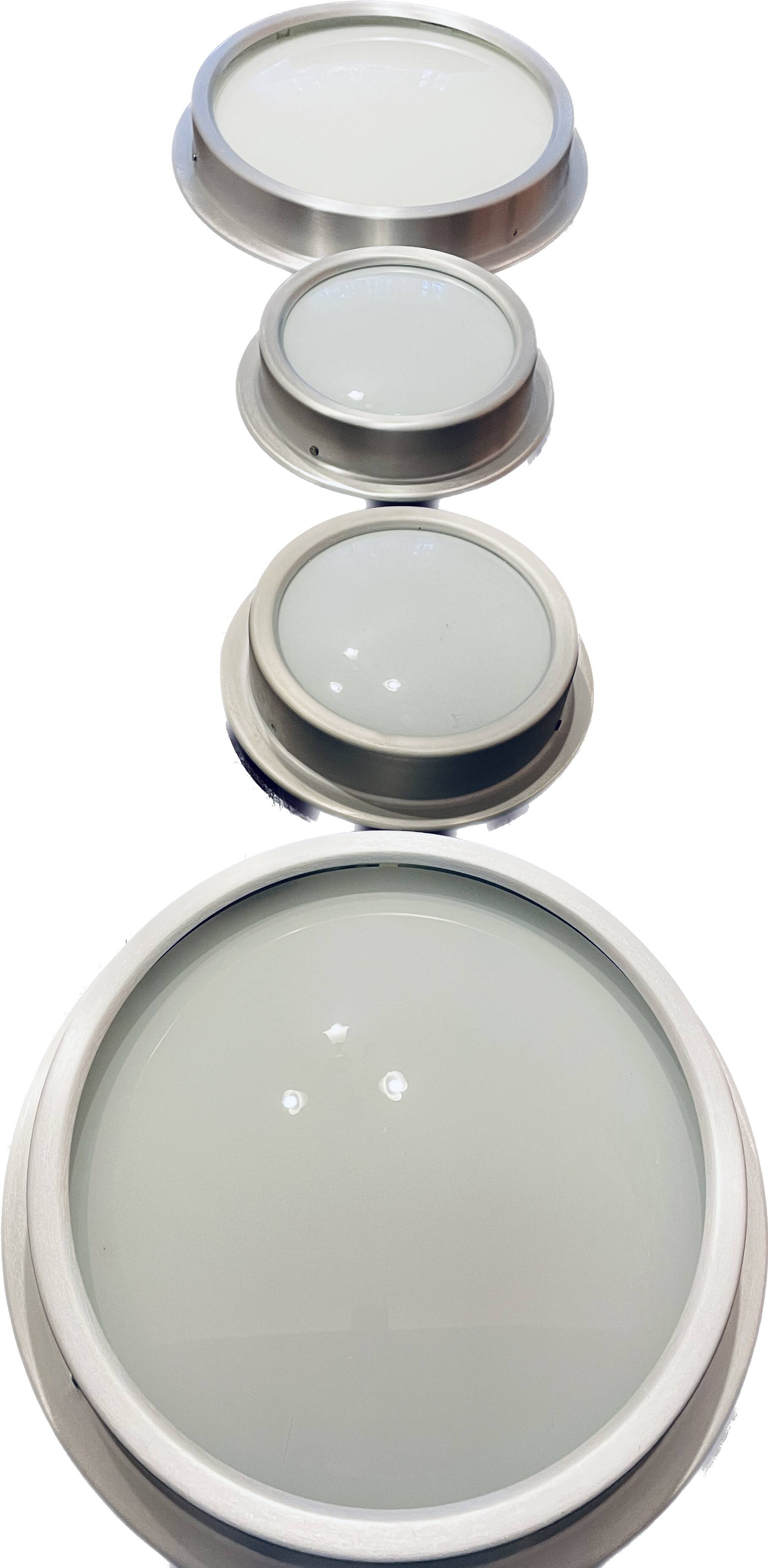Lot of vintage porthole lighting fixtures