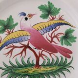 Set of 6 plates with birds and roosters.
