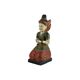 Characterful Vintage Buddha Statue Kneeling Wooden Buddha 44cm