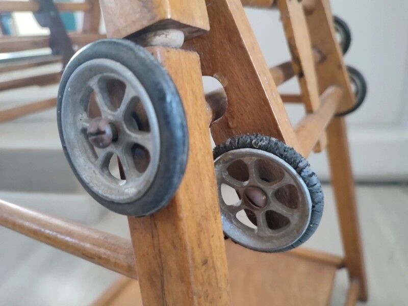 Chaise haute bébé vintage baumann