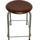 Vintage school stool, 1970s industrial design, Dutch minimalist