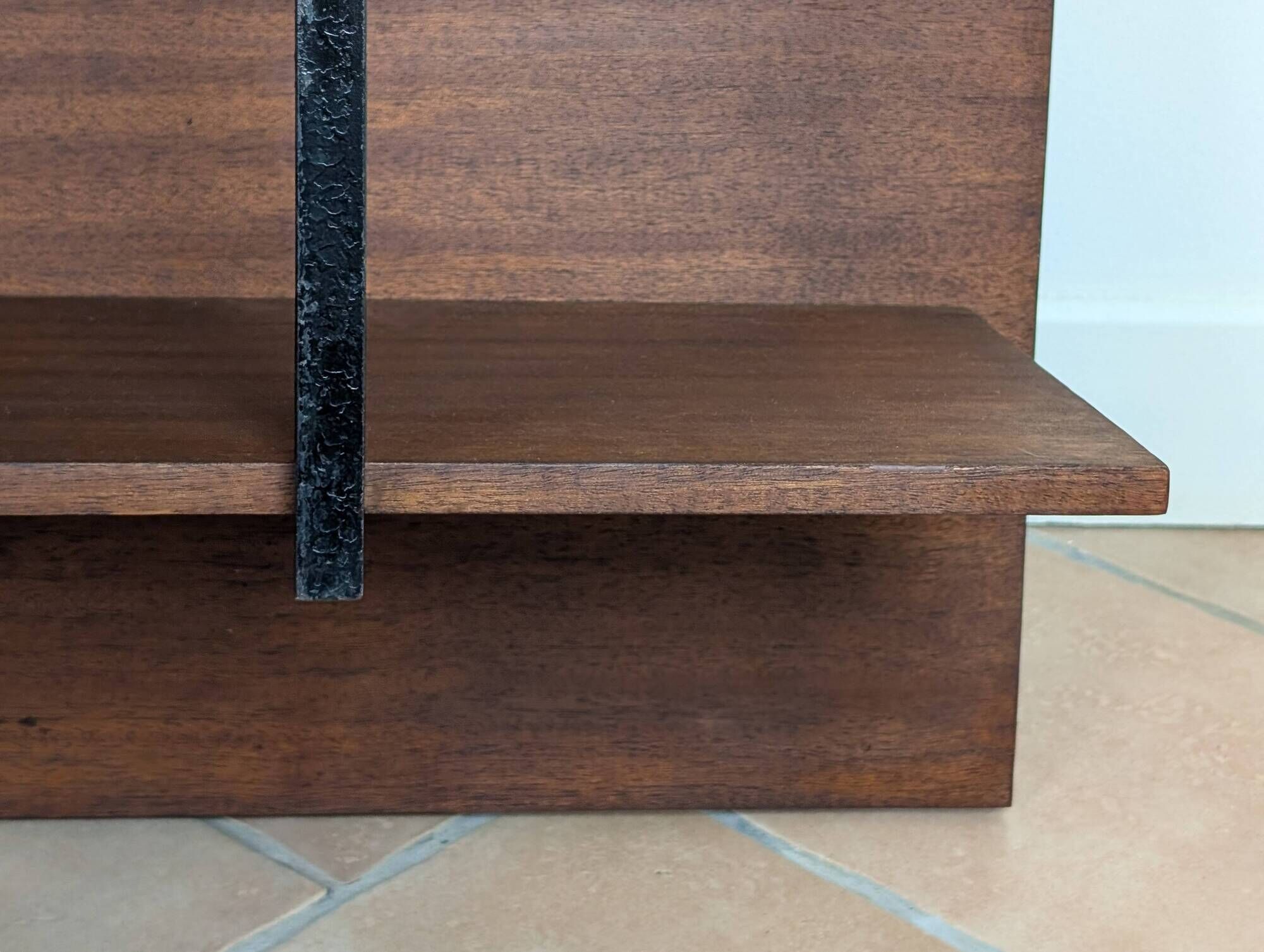 1960s wall bookshelf shelf