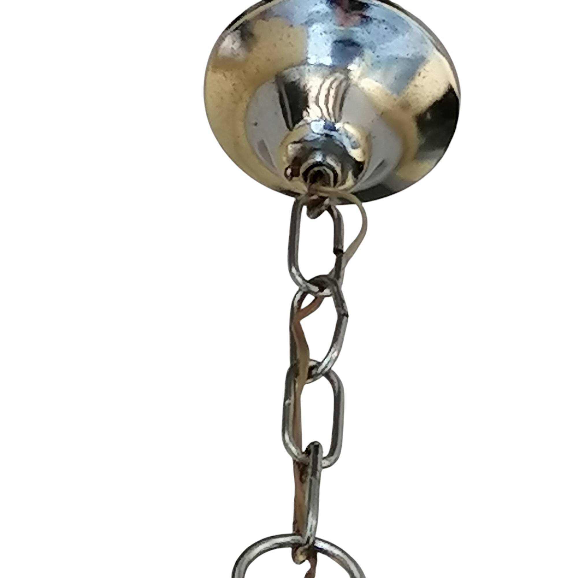 Lampada a sospensione  Space Age, anni '70 - Stile Mazzega / Toni Zuccheri