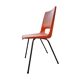 4 x Philippus Potter stacking chairs for Ahrend / Moulded seat / 1970s