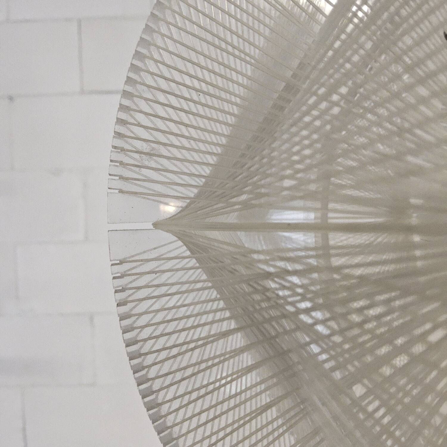 Vintage Space-Age Paul Secon nylon wire pendant lamp Sompex