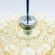Mid-Century Amber Bubble Glass Ceiling Light by Helena Tynell for Limburg, Germany, 1960s