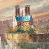 Notre Dame, oil on canvas