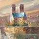 Notre Dame, oil on canvas