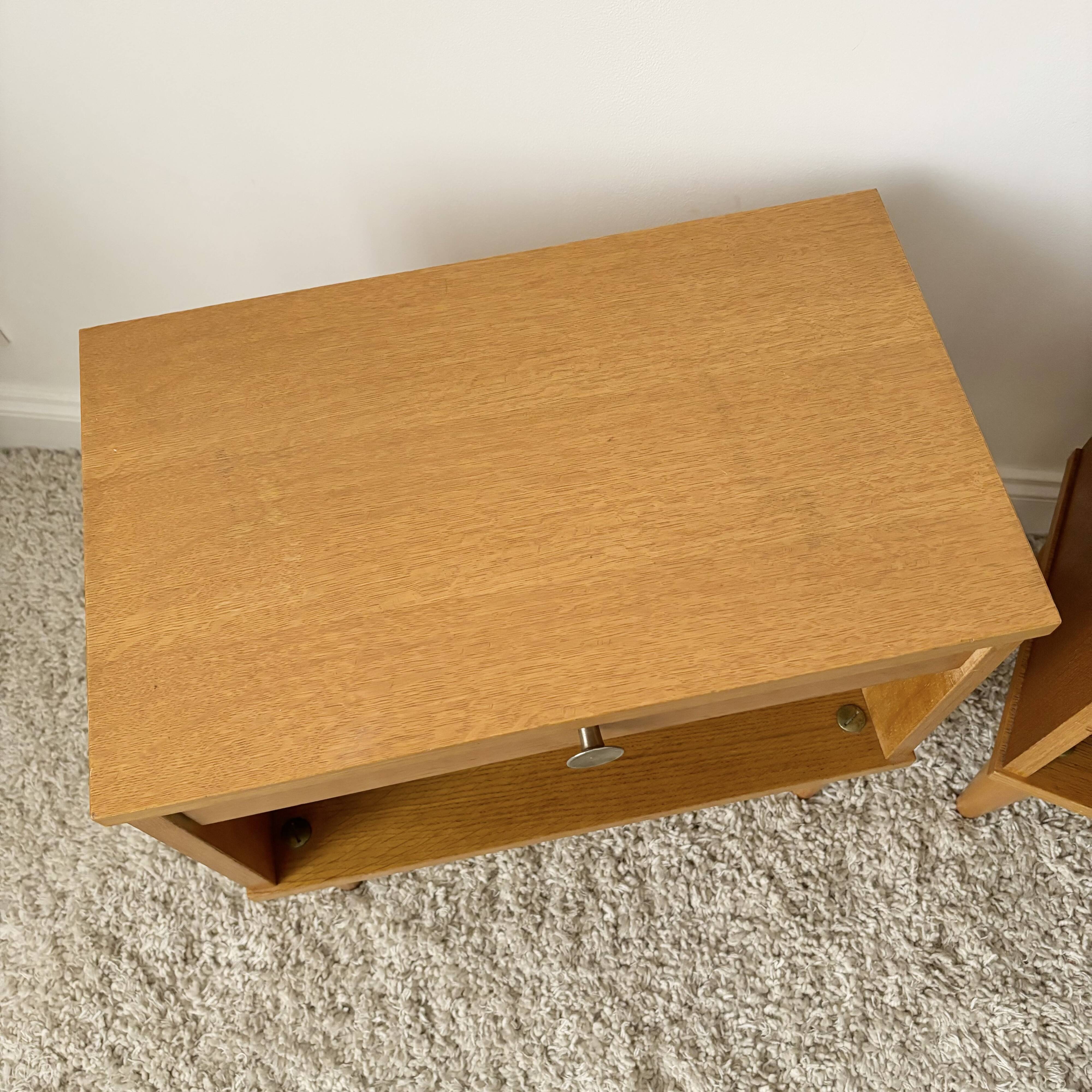 Pair of vintage bedside tables