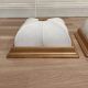 Pair of large scandinavian design wall lights 1960.