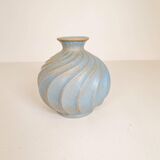 Paire de vases en céramique "Turkos" de style milieu du siècle, Ewald Dahlskog, Bo Fajans, Suède