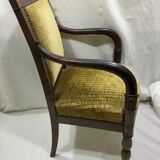 Charles X mahogany armchair