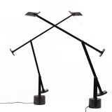 Set Tizio Table Lamps Design Richard Sapper for Artemide 1980s