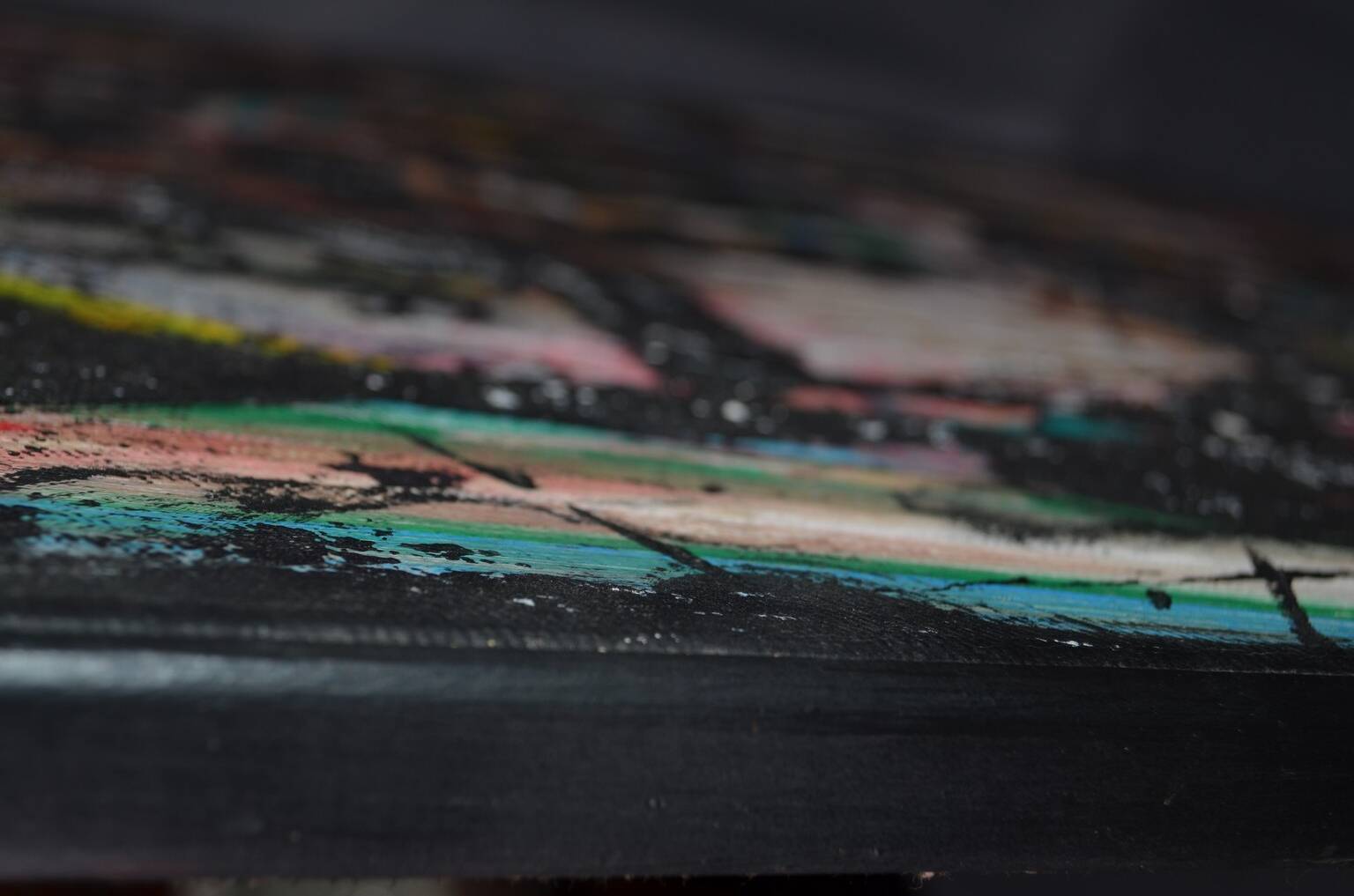 Bernard Laymet (20th century) "Untitled" acrylic on canvas signed