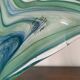 Vase vintage en verre de Murano bleu