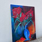 Bouquet de fleurs expressionniste