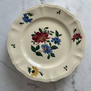 Lot de 6 petites assiettes plates Sarreguemines