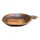 Hand-carved wooden African bowl with handle 64cm