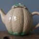 Théière cafetière pichet melon en barbotine
