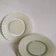 Eight Duralex dessert plates in 60s painted glass