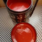 Box in lacquer and mother-of-pearl Tonkin 19th