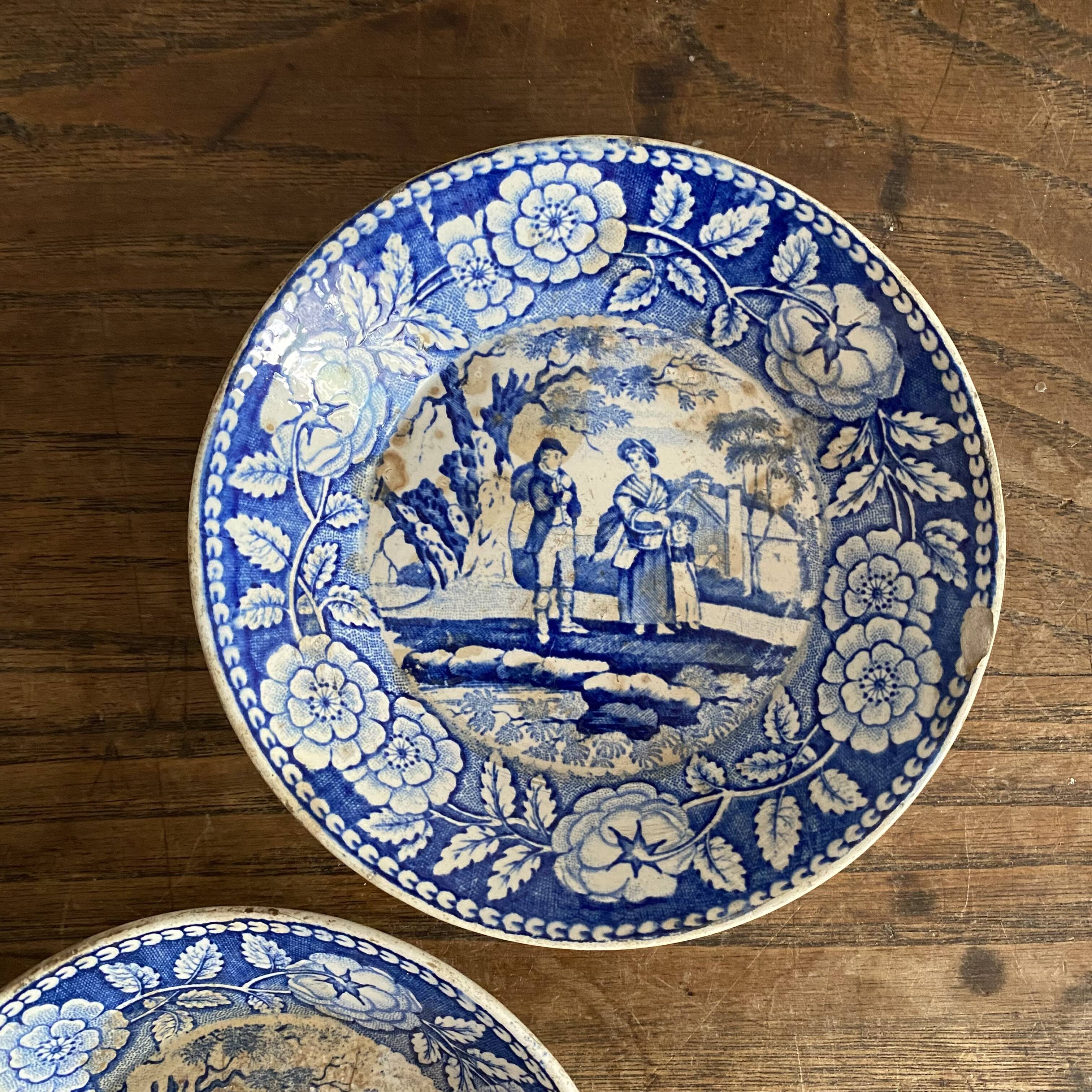 Old ironstone bowls from Choisy-le-Roi.