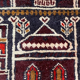 Afghan carpet Baluch vintage 140x86cm