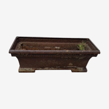 Old cast iron planter length 43 cm