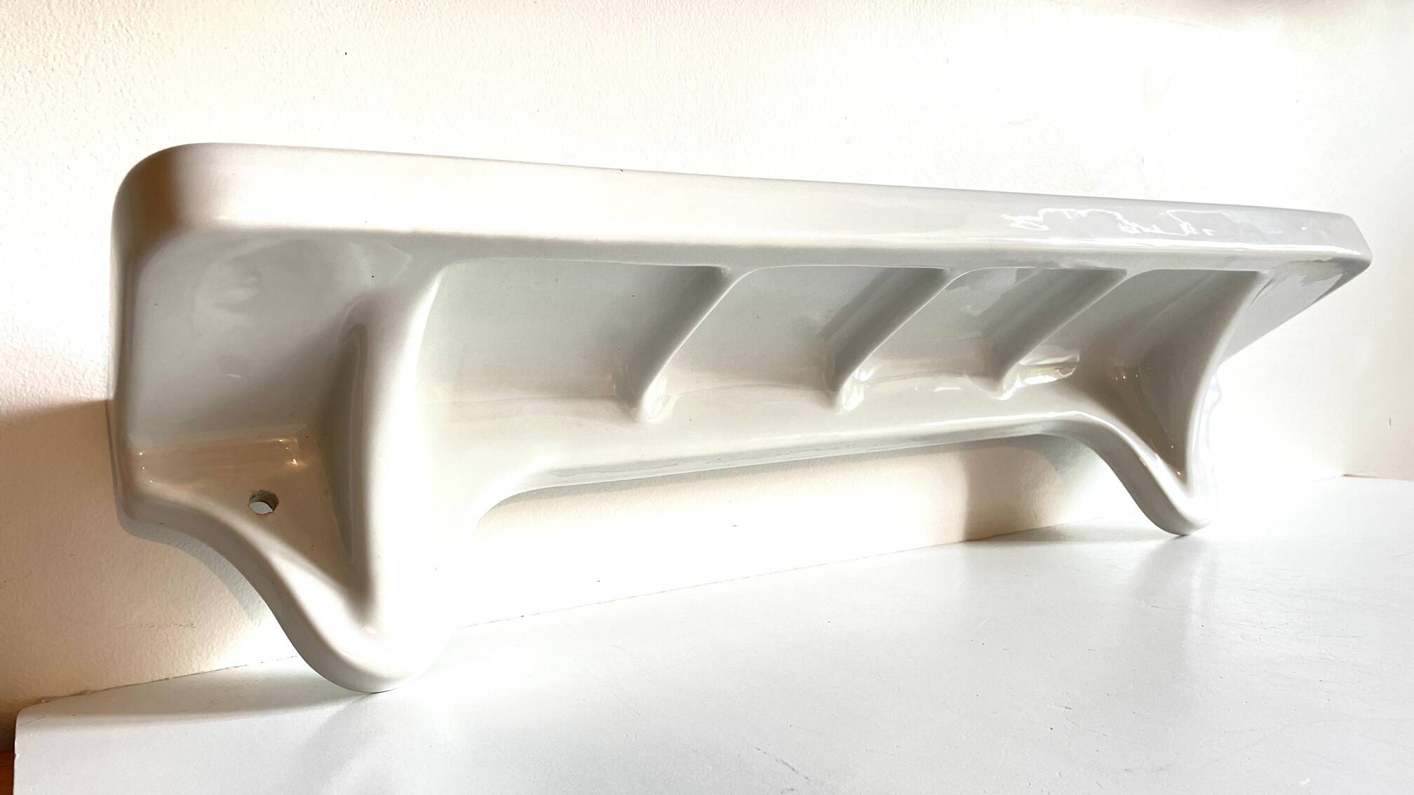Vintage ceramic wall shelf - france