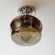 Pair Schoolhouse style semi-flush mount ceiling lamps