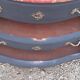 Chest of drawers 3 drawers Louis XV style curved black marble top