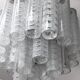 Lustre Ercole Barovier en verre de Murano « Graffito » Italie années 1960