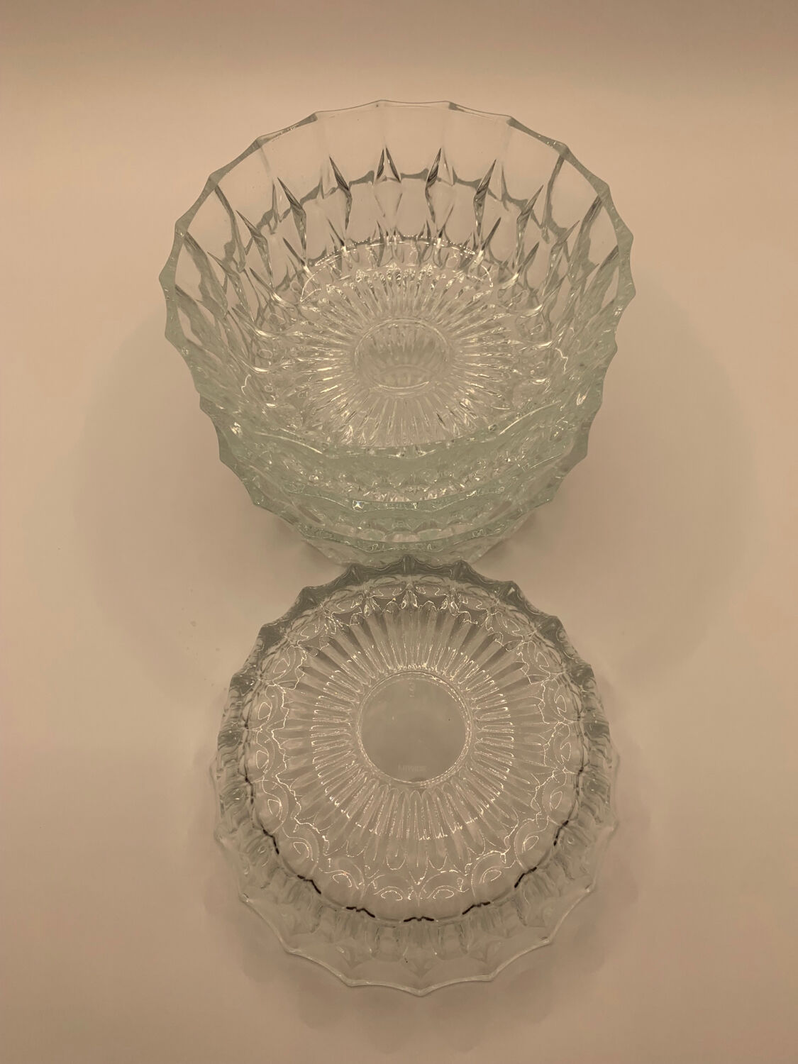 Small glass bowls