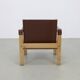 Safari Easy Chairs in Leather + Coffee Table by Carl Heinz Bergmiller, 1970