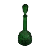 Empoli bouteille en verre vert signes du zodiaque