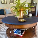 Table basse ronde en bois massif