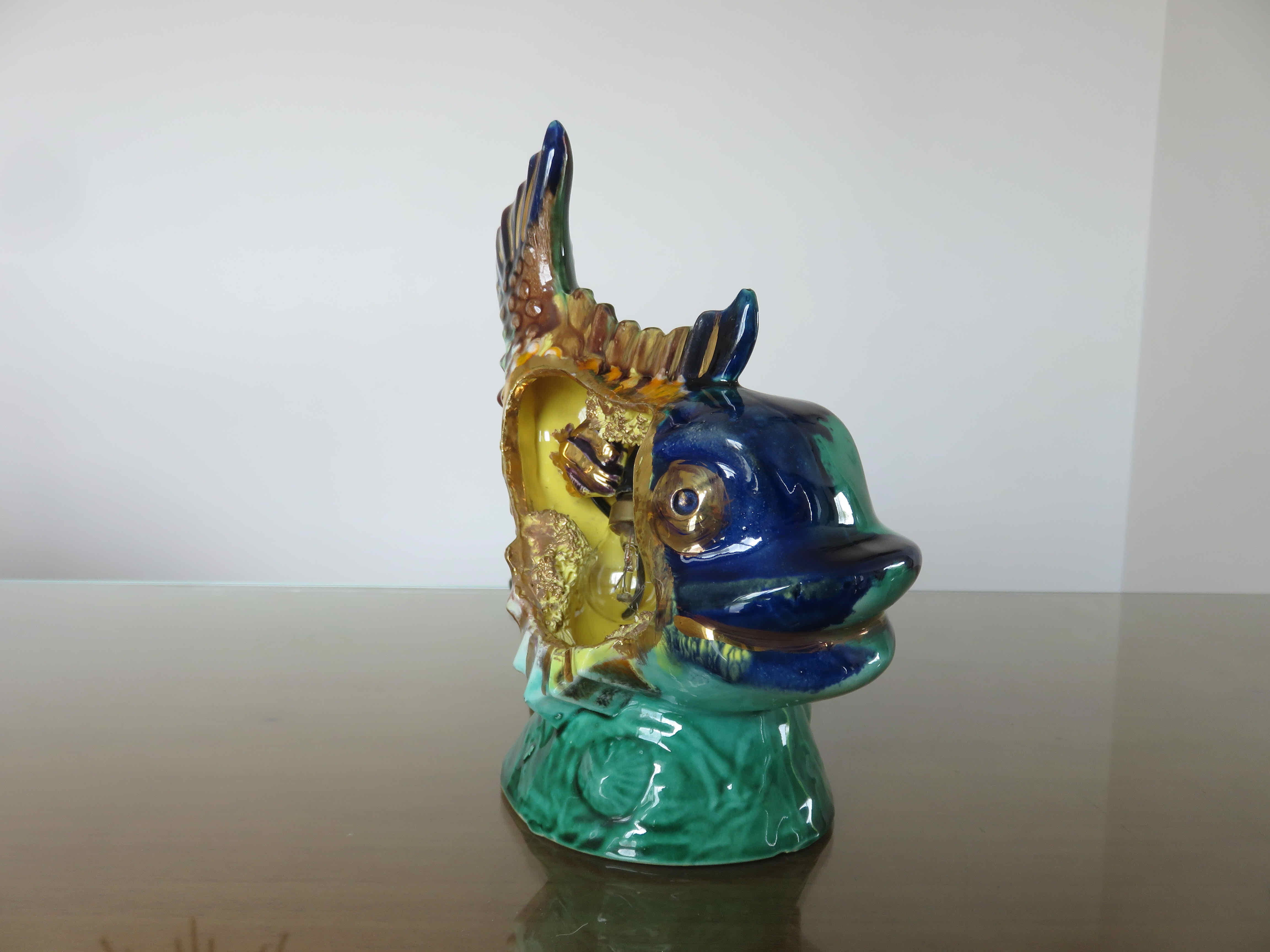 Lamp " fish " Vallauris 60s