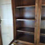 Solid wood library showcase