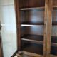 Solid wood library showcase