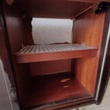 Vintage 1950s TV cabinet, with tapered legs.