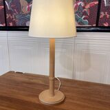 Solid wood lamp Scandinavian design 1960.