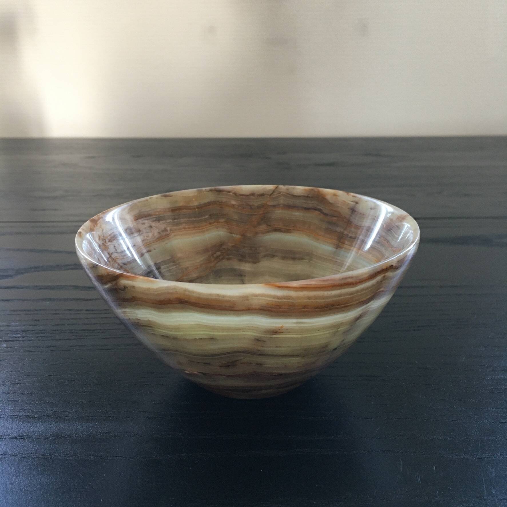 Decorative onyx bowl