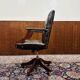 Chaise de bureau Chestfield anglaise marron