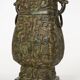 Billy Haines style table lamp in patinated bronze "verdigris" 1960s