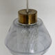 Tinted and brass glass suspension - 1960s