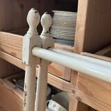 Old wooden towel rack