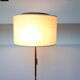 Lampadaire scandinave cuivre et teck