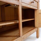 Buffet de style campagnard 2 portes et 2 tiroirs, années 1960